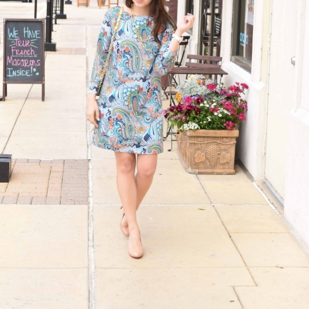 J.Crew Paisley Dress